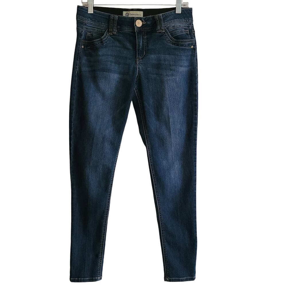 DEMOCRACY Ab Solution Ankle Skimmer Stretch Jeans B1641XXCO Women's 6‎